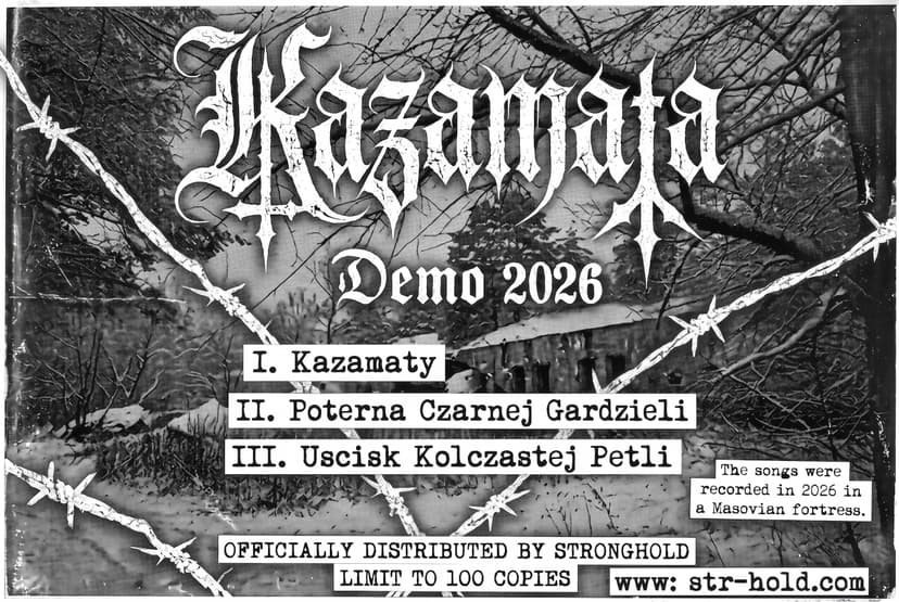 Kazamata - Nowy Projekt I Demo2026 - black metal news